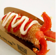 拉丝热狗棒的做法,正宗拉丝热狗棒培训