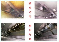 学校餐厅酒店食堂等大型油烟机清洗、油烟管清洗