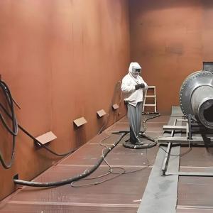 无需土建无基础喷砂房工业涂装高效除锈解决方案